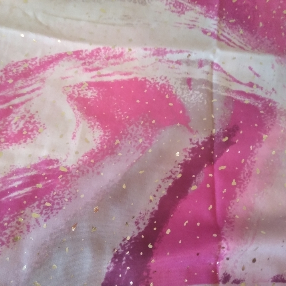 Abstract Pattern Scarf In Pink - Picture 8 of 10